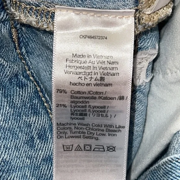 Madewell Belted‎ Wide-Leg Baggy Jeans Light Wash Size 31 NWT - Picture 10 of 11